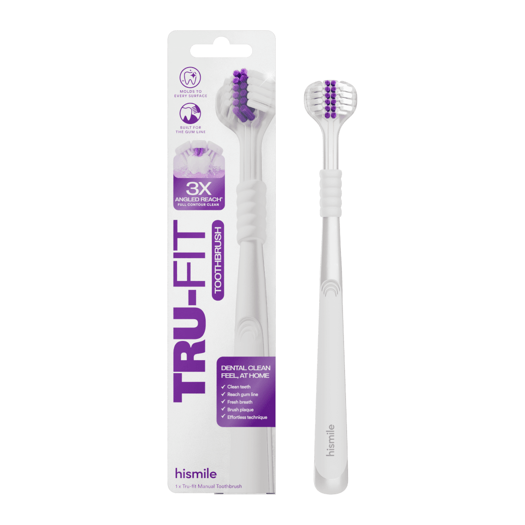White Tru-Fit Manual Toothbrush